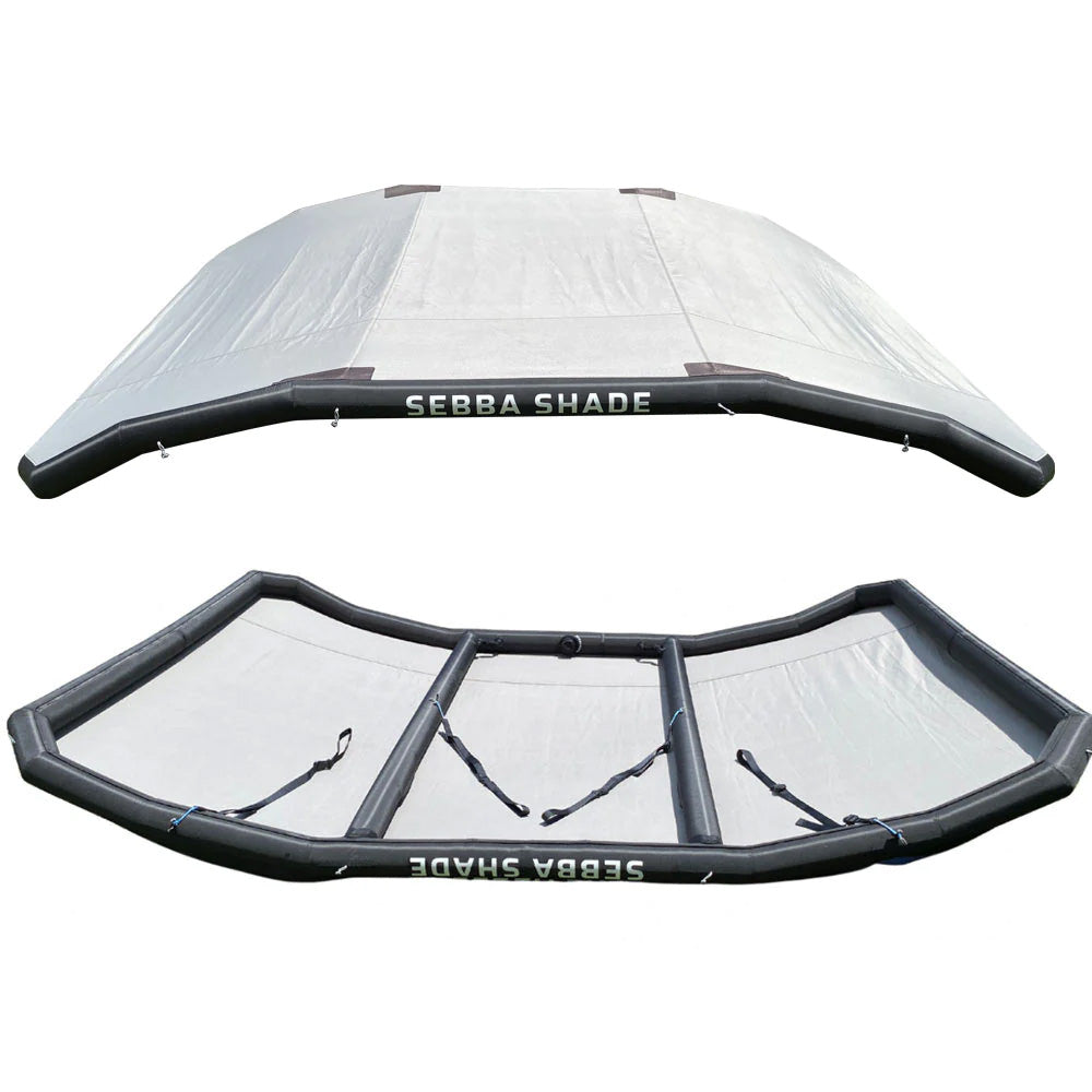 Sebba Shade 8 x 12 ft. Grey Sun Shade f/Boats 26'+ [SS8X12GRY] – Marine ...