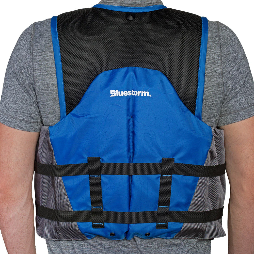 Bluestorm Sportsman Adult Mesh Fishing Life Jacket - Deep Blue - L/XL [BS-105-BLU-L/XL]