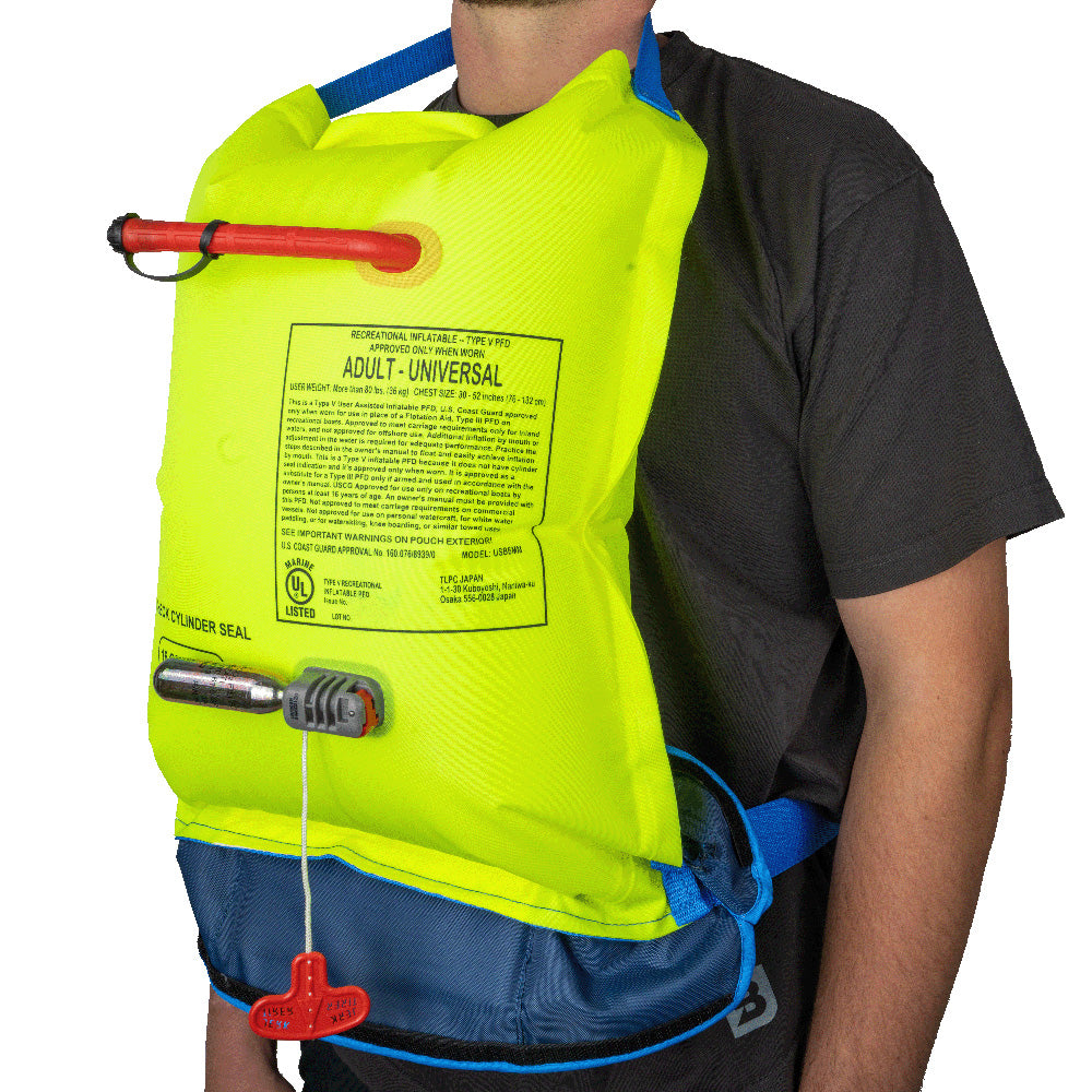 Bluestorm Cirro 16 Manual Inflatable Belt Pack - Hi-Vis [BS-USD6MM-HVS]