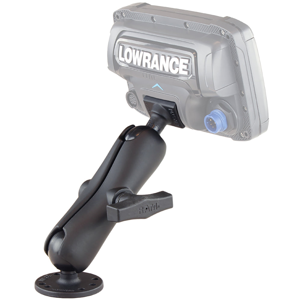 RAM Mount Quick Release Mount f/Lowrance Mark & Elite 5 [RAM-101-LO11]