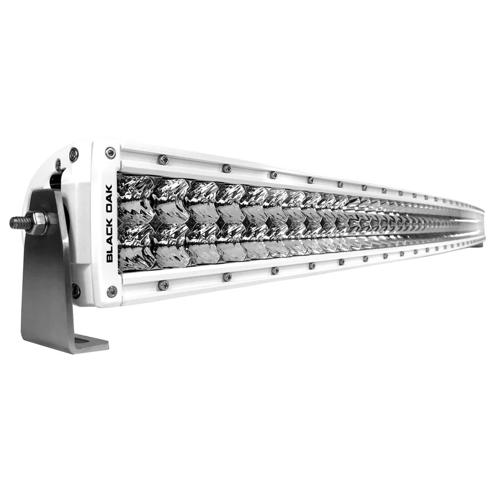 Black Oak Pro Series 3.0 Curved Double Row 50" LED Light Bar - Combo Optics - White Housing [50CCM-D5OS]